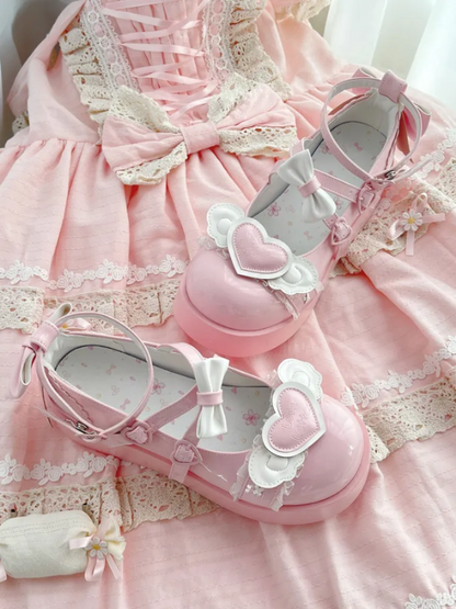 Pink Sweet Lolita Platform Shoes