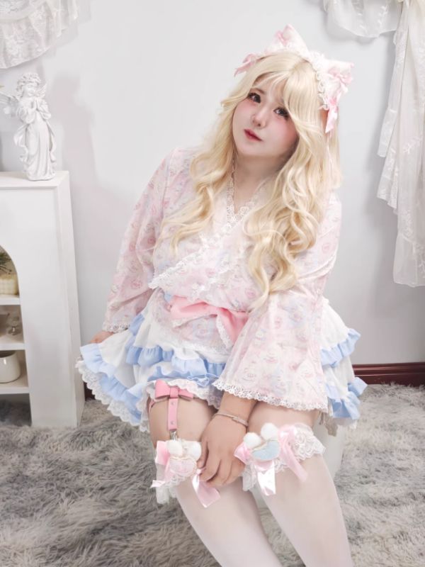 ♡ Sweet Doll ♡ Kawaii Top & Skirt Set – Plus Size