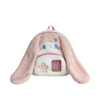 pink  large bunny ears bag 