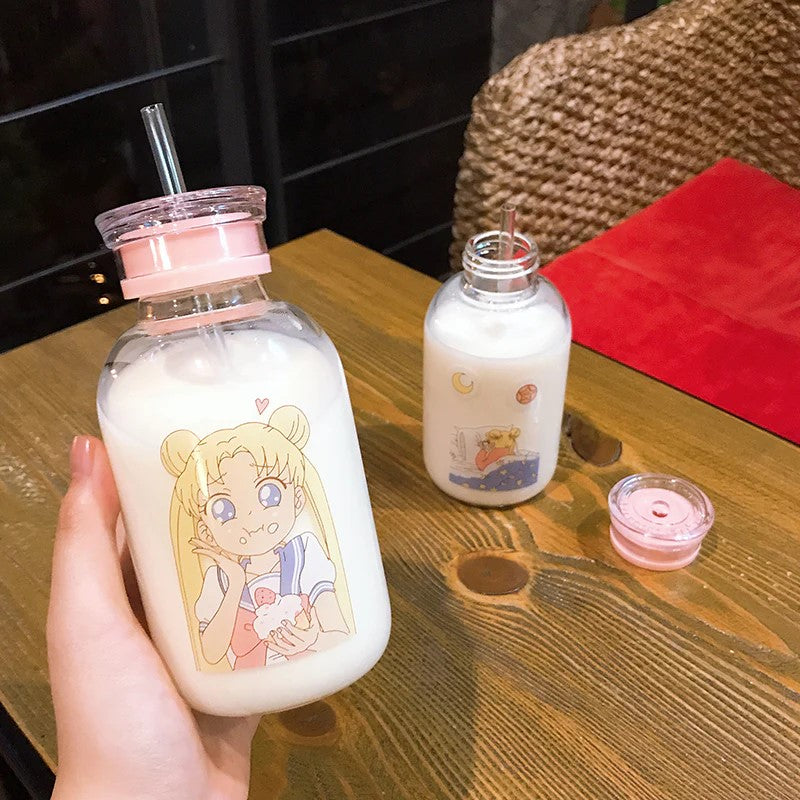 Sailor Moon Glass Bottle