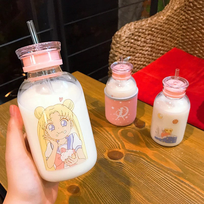 Sailor Moon Glass Bottle