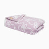 LoveShackFancy Teddy Bow Blanket – Purple