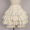 Sweet Winter Shorts With Pleated Ruffle