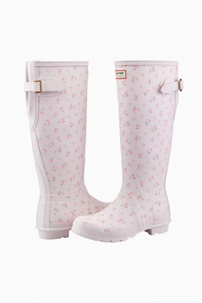 Hunter x LoveShackFancy Women's Tall Rain Boots – Pink Floral