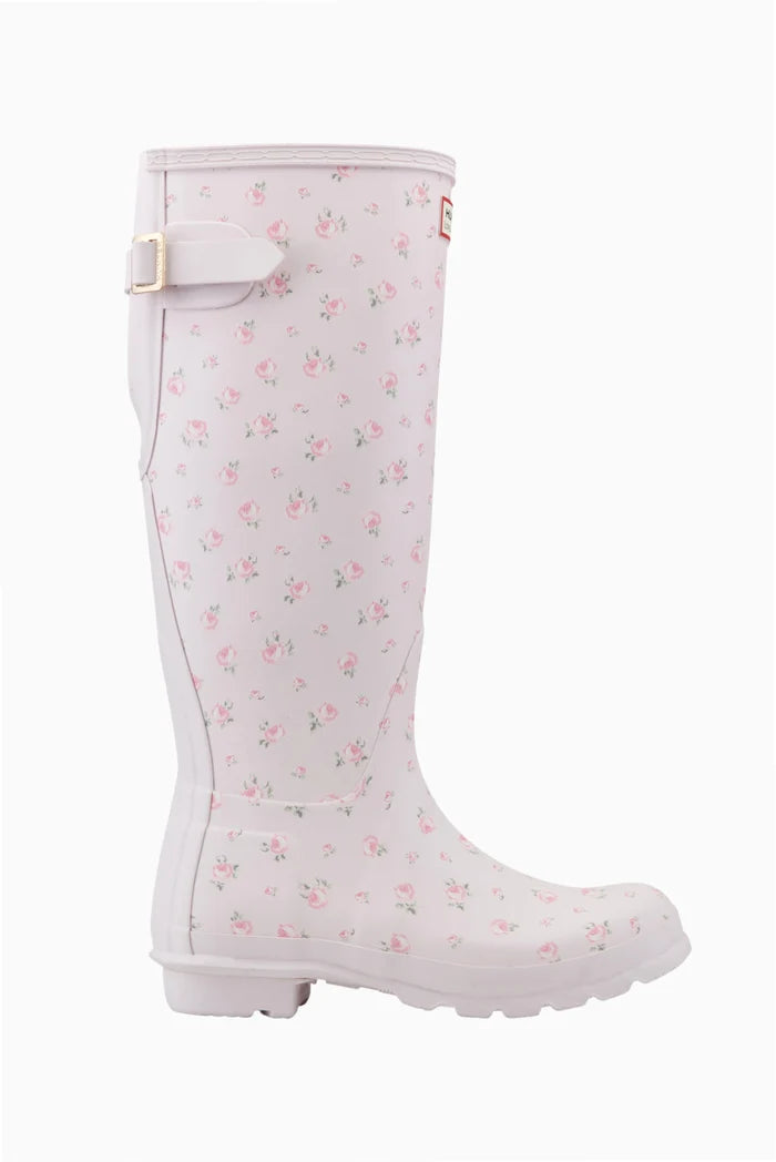 Hunter x LoveShackFancy Women's Tall Rain Boots – Pink Floral