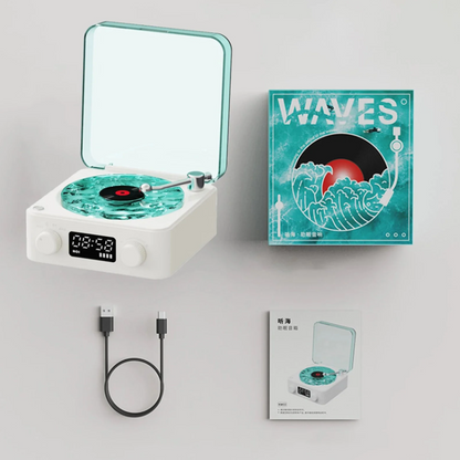 Waves Retro 'Vinyl' Bluetooth Speaker
