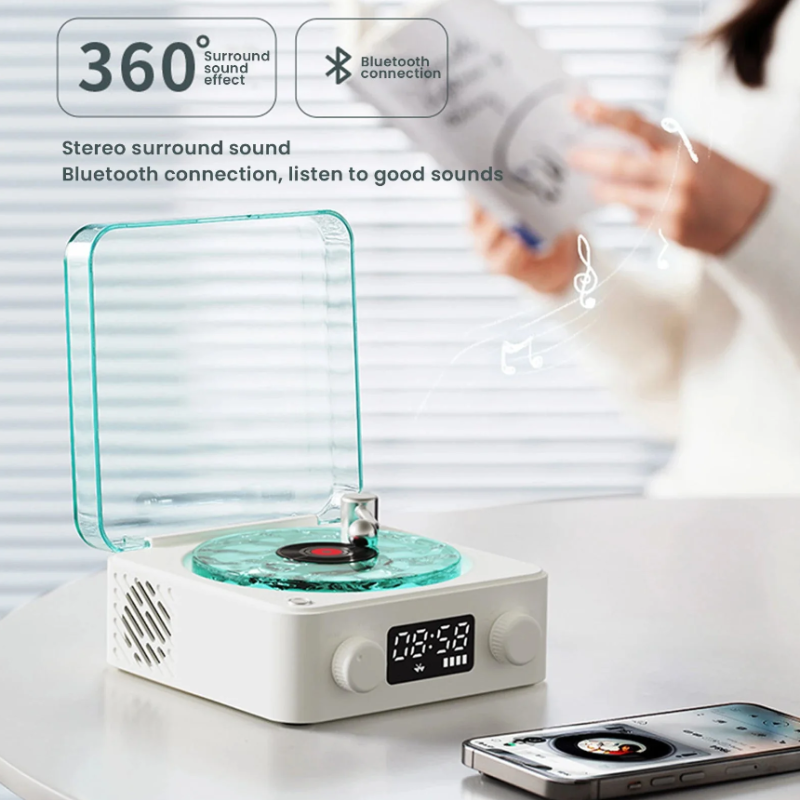 Waves Retro 'Vinyl' Bluetooth Speaker