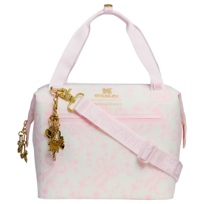 Stanley 1913 x LoveShackFancy Holiday All Day Julienne Mini Cooler Pink | 10 Can | 7.4 QT | 7.0 L