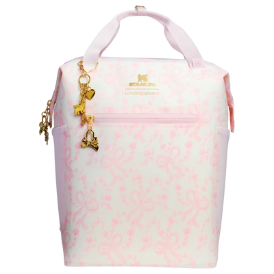 Stanley 1913 x LoveShackFancy Mini Cooler Pink Backpack | 20 Can | 14 QT | 13.2 L