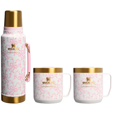 Stanley 1913 x LoveShackFancy Coquette Bow Chantilly Cocoa Set