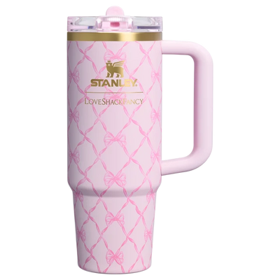 Stanley 1913 x LoveShackFancy Baby Bow Pink Peppermint | 30 OZ