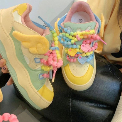 Y2K Sneakers with Little Wings