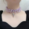 Purple Y2K Necklace