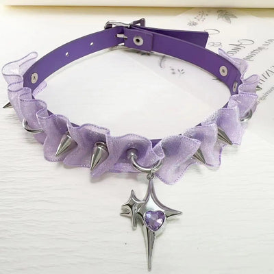 Purple Y2K Necklace