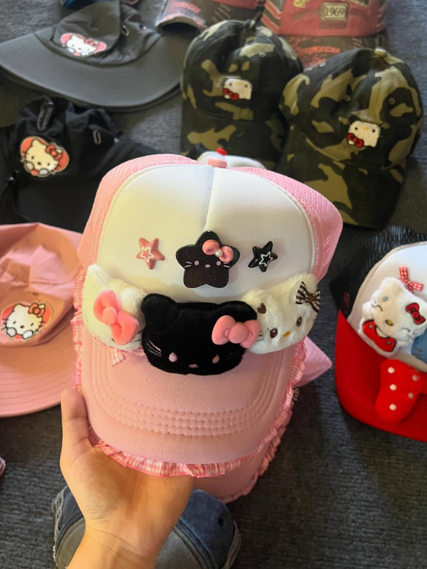 Y2K Kitty Kawaii Cap