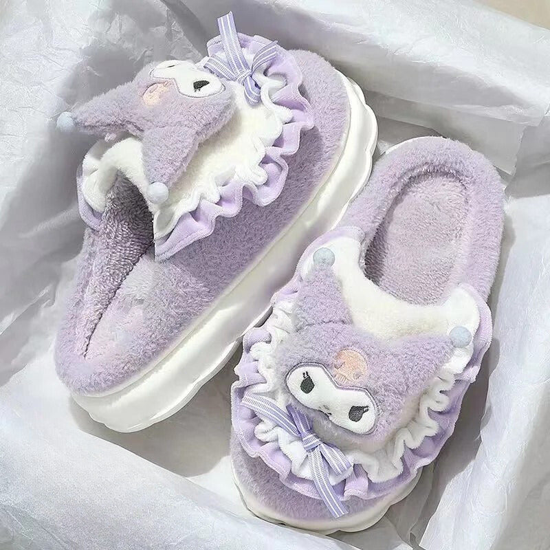 Fluffy Sanrio Slippers