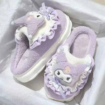 Fluffy Sanrio Slippers