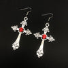 Mystical Cross Earring and Necklace Set
