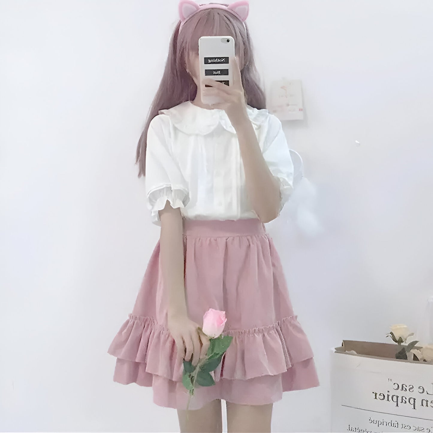 Kawaii White Shirt
