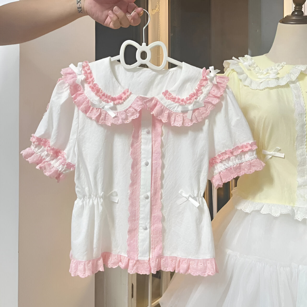 White Lolita Lace Shirt