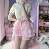 Pink Pants With Ruffled Hearts