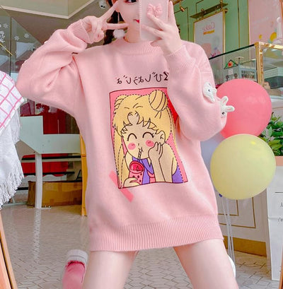 Cute Sailor moon Sweater