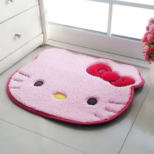 Hello Kitty Face Rug Kawaii