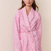LoveShackFancy Indie Cotton Bath Robe – Pink Floral