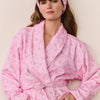 LoveShackFancy Indie Cotton Bath Robe – Pink Floral