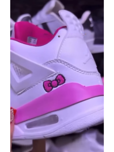 Jordan Retro Pink Sneakers