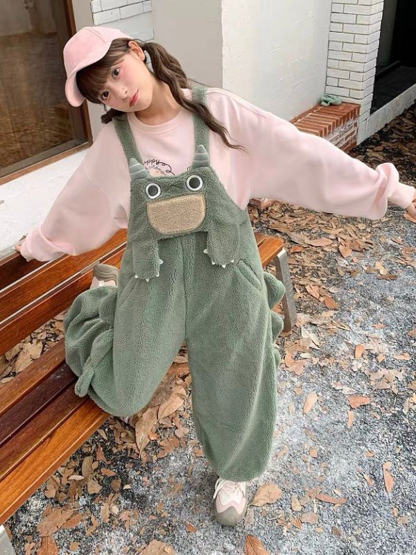 Kawaii Dinosaur Overall