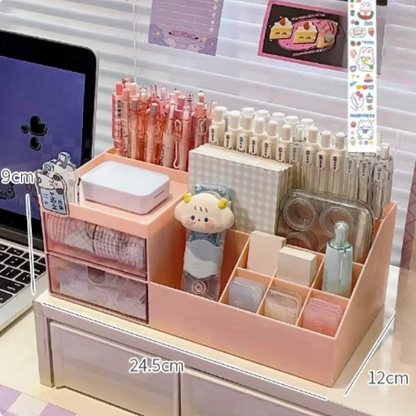 kawaii Pen Holder Desk Organizer Storage Box