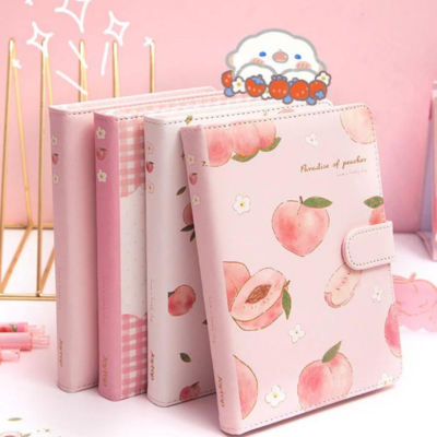 Cute Peach Notebook