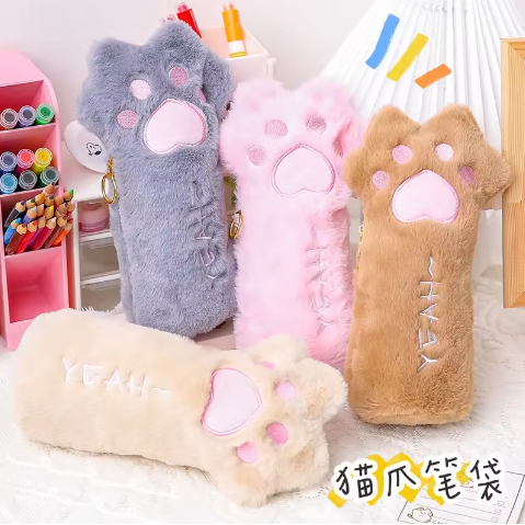 Kawaii Cat Paw Pencil Case