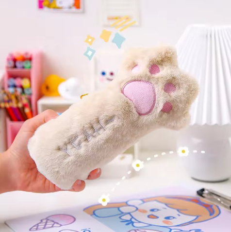 Kawaii Cat Paw Pencil Case