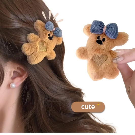 Berry Bear Hair Clip
