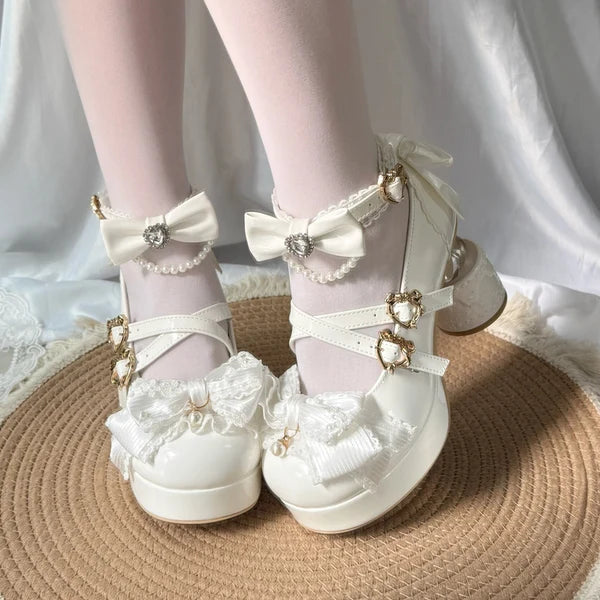 Moon Glass High Heels