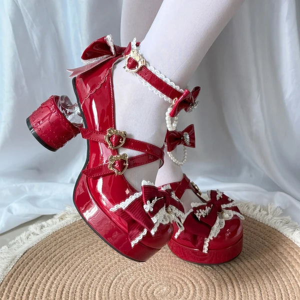 Moon Glass High Heels