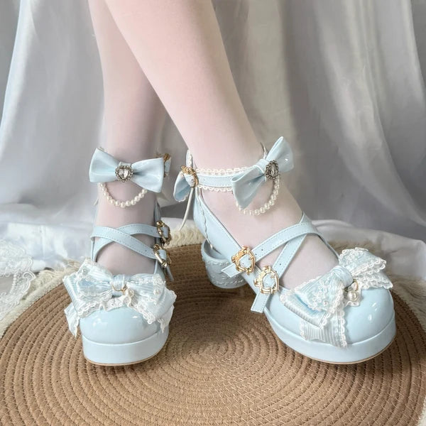 Moon Glass High Heels