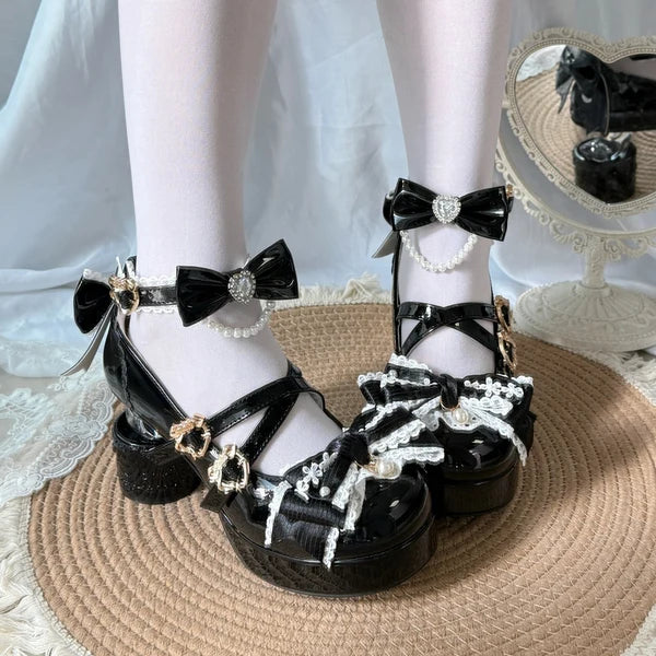 Moon Glass High Heels