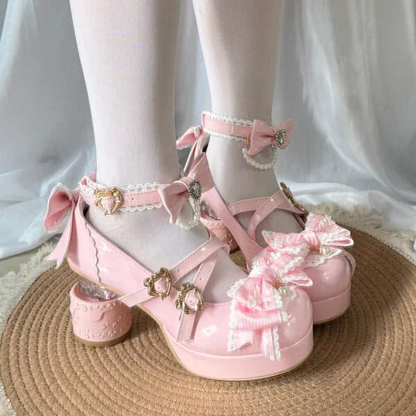 Moon Glass High Heels