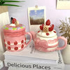 Kawaii Strawberry Kettle Mug/Teapot