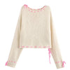Coquette Pink Bow Sweater