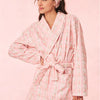 LoveShackFancy Indie Cotton Bath Robe – Pink & White Floral