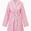 LoveShackFancy Indie Cotton Bath Robe – Pink & White Floral