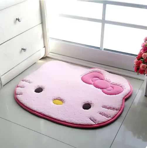 Hello Kitty Face Rug Kawaii