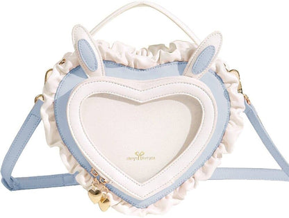 Kawaii Bunny Ears Heart Shape Bag